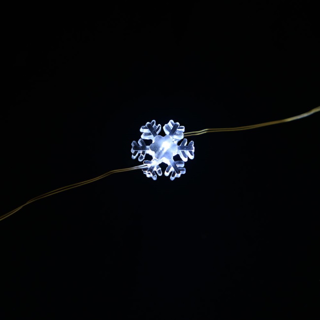DekorTrend Fairy lights LED lampice pahulje 20 kom hladno bele KDE 321-3